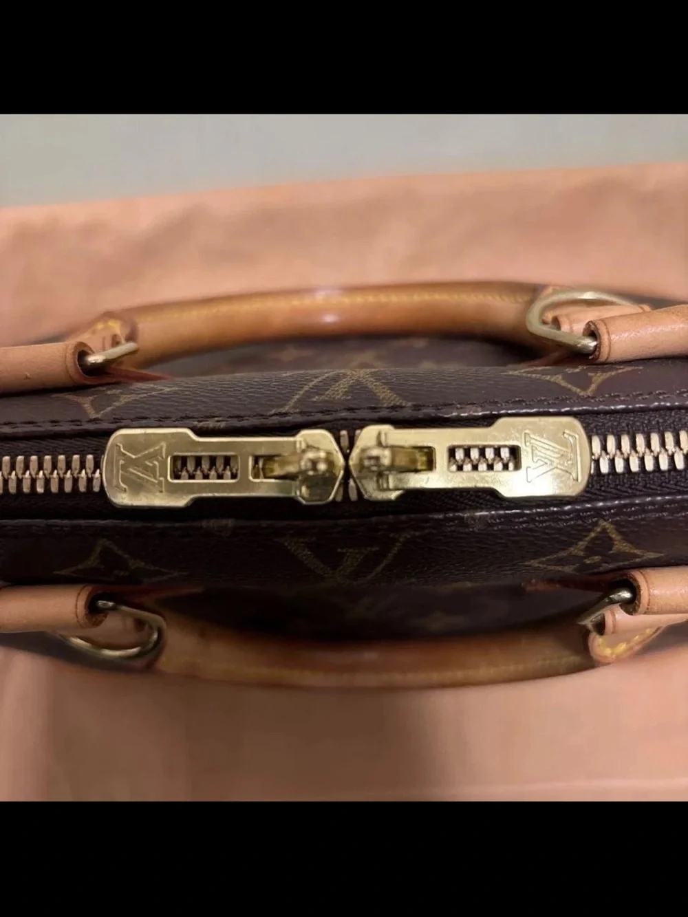 Louis Vuitton Brown Monogram Alma PM Handbag